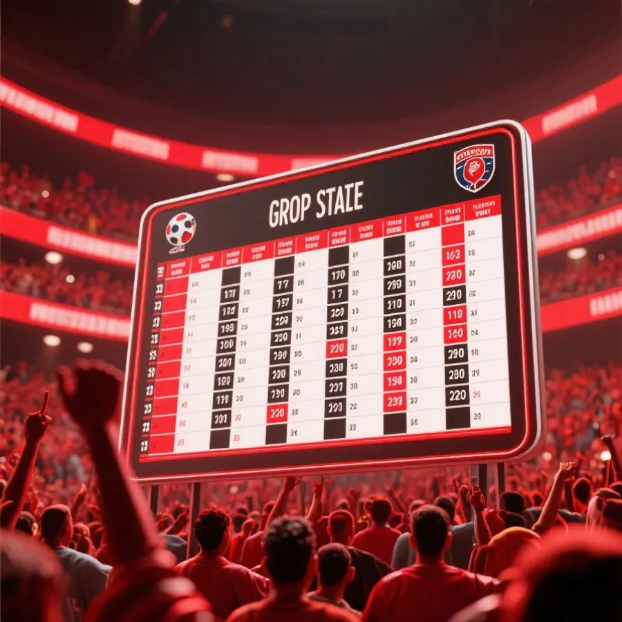 分組賽賽程示意